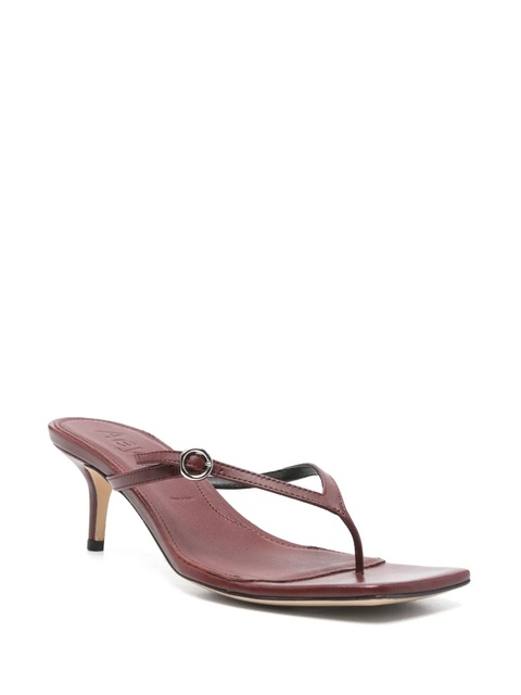 Aeyde 50mm leather sandals - Red - zdjęcie produktu nr 2