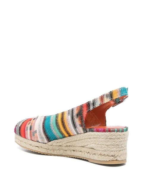 Missoni 45mm striped espadrilles - Red - zdjęcie produktu nr 2