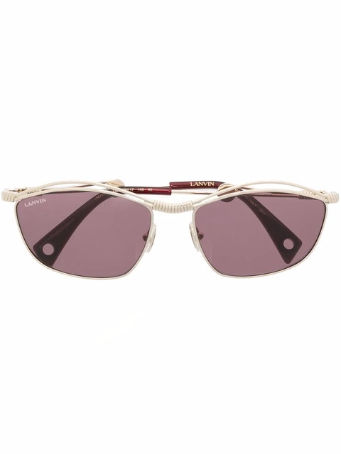 Lanvin square tinted sunglasses - Gold - zdjęcie produktu nr 1