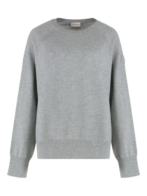 Moncler crew neck sweater - Grey - zdjęcie produktu nr 1