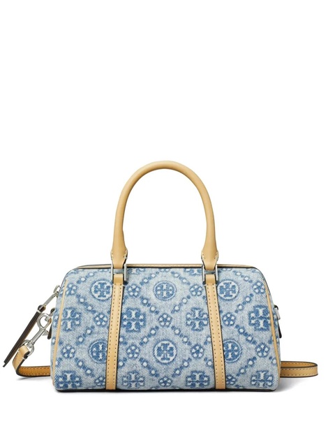 Tory Burch mini T Monogram tote bag - Blue - zdjęcie produktu nr 1