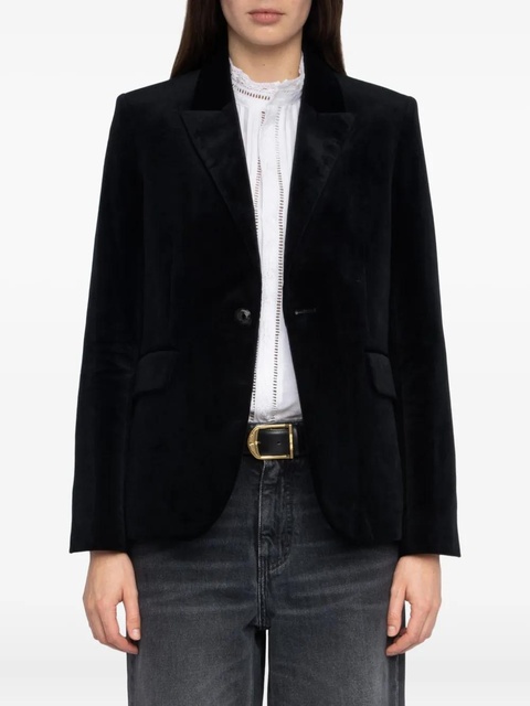 Zadig&Voltaire Vavy velvet blazer - Black - zdjęcie produktu nr 2