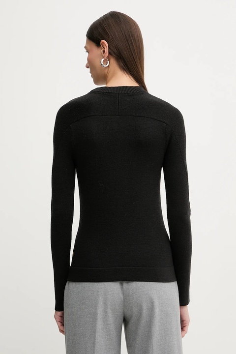 G-Star sweter wełniany 0 damski kolor czarny lekki D27712.B692 - zdjęcie produktu nr 2