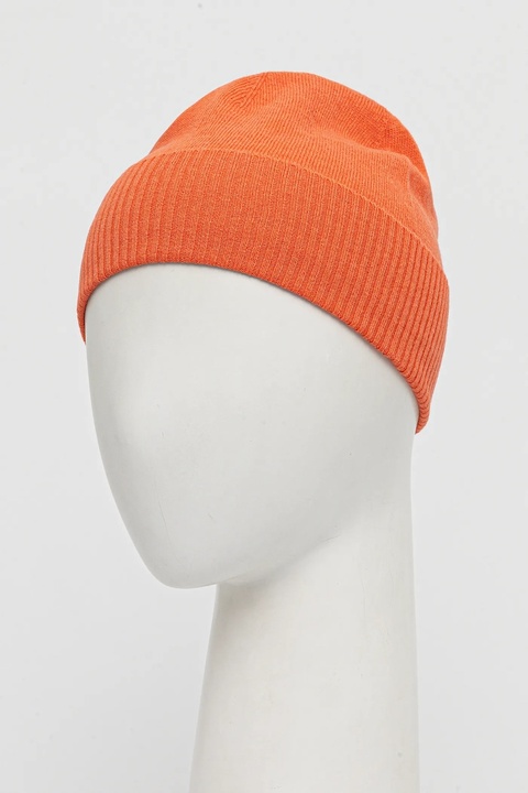United Colors of Benetton czapka wełniana kolor pomarańczowy 1002DA010 - zdjęcie produktu nr 1