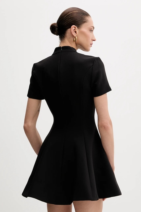 Bardot sukienka kolor czarny mini rozkloszowana 59907DB - zdjęcie produktu nr 2