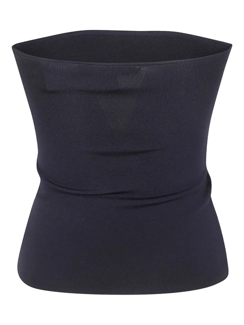 ENTIRE STUDIOS ribbed-knit strapless top - Black - zdjęcie produktu nr 2