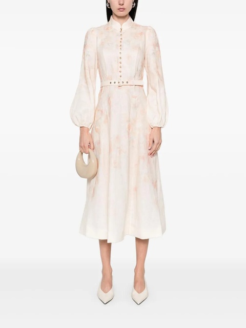 ZIMMERMANN Crushed midi dress - Pink - zdjęcie produktu nr 2