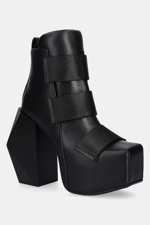 United Nude botki skórzane Stage Tron damskie kolor czarny na słupku 109420116 - zdjęcie produktu nr 1