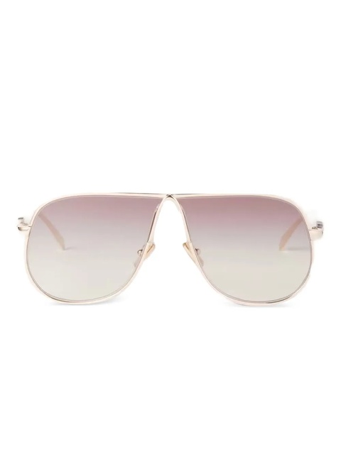 Miu Miu Eyewear gradient-lenses sunglasses - Gold - zdjęcie produktu nr 1