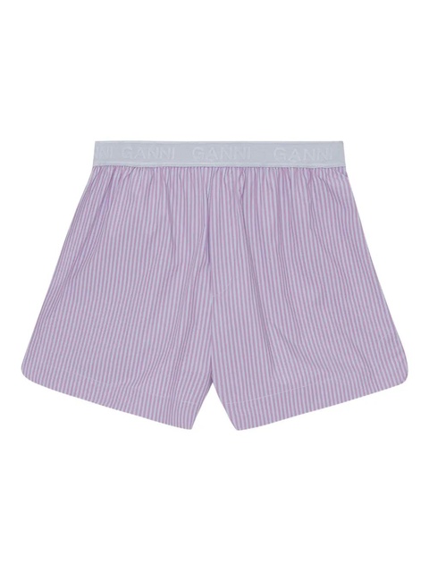 GANNI striped boxer shorts - Purple - zdjęcie produktu nr 2