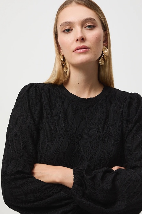 Medicine longsleeve damski kolor czarny - zdjęcie produktu nr 1