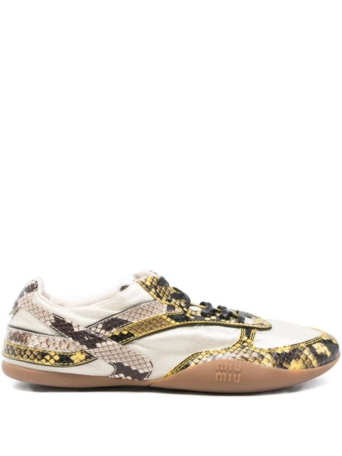 Miu Miu lace-up sneakers - White - zdjęcie produktu nr 1