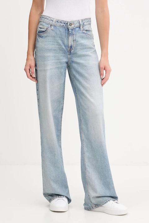 Guess Jeans jeansy damskie kolor niebieski W5YA0Y D0152 - zdjęcie produktu nr 1