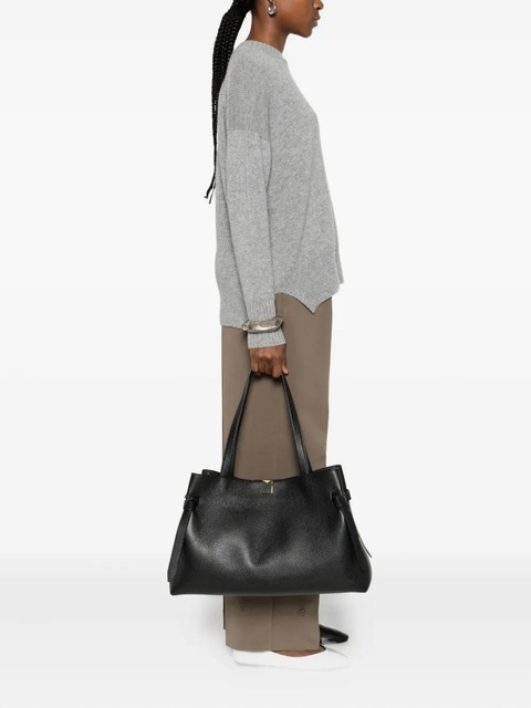 Yuzefi Gyoza leather tote bag - Black - zdjęcie produktu nr 1