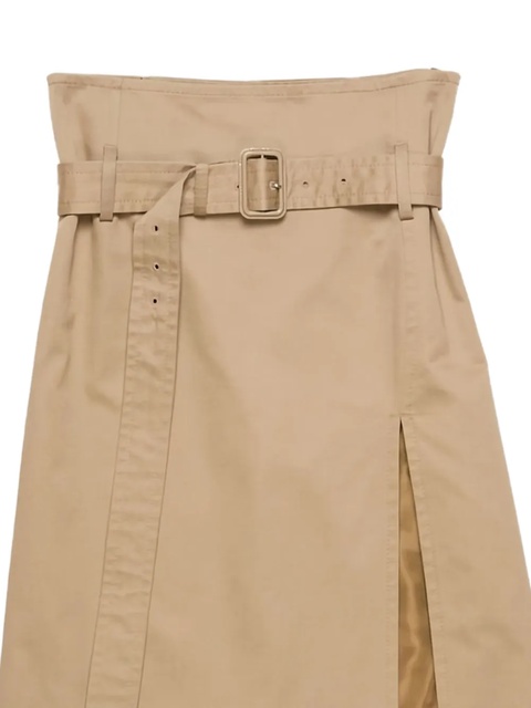 Acne Studios belted asymmetric skirt - Neutrals - zdjęcie produktu nr 2