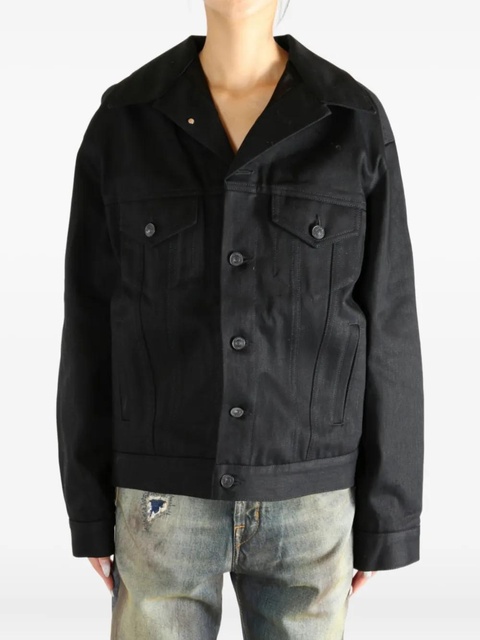 Balenciaga button-fastening denim jacket - Black - zdjęcie produktu nr 1