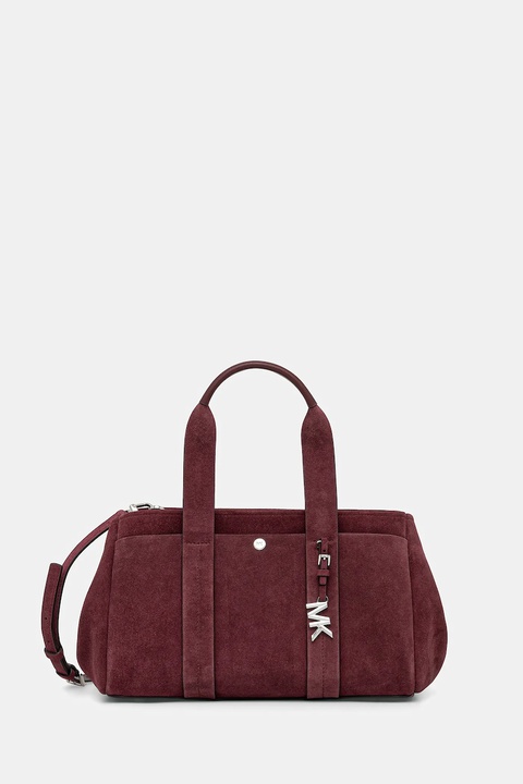 MICHAEL Michael Kors torebka zamszowa kolor bordowy 30F5S1ZS1S - zdjęcie produktu nr 1