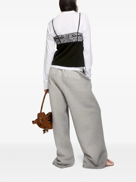 Acne Studios lace-trimmed tank top - Black - zdjęcie produktu nr 2