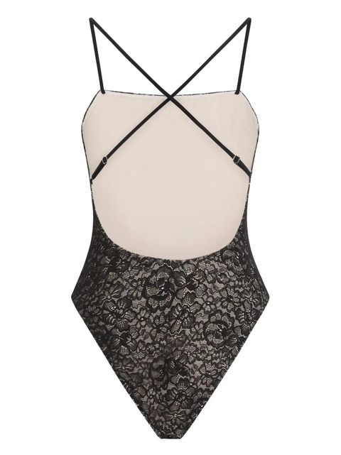 Dolce & Gabbana lace swimsuit - Neutrals - zdjęcie produktu nr 2