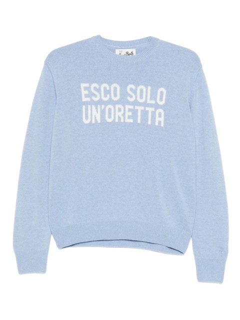 MC2 Saint Barth New Queen crewneck sweater - Blue - zdjęcie produktu nr 1