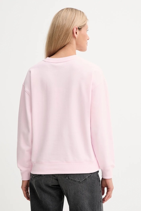 Kenzo bluza bawełniana damska kolor różowy gładka FF52SW1804MF - zdjęcie produktu nr 2