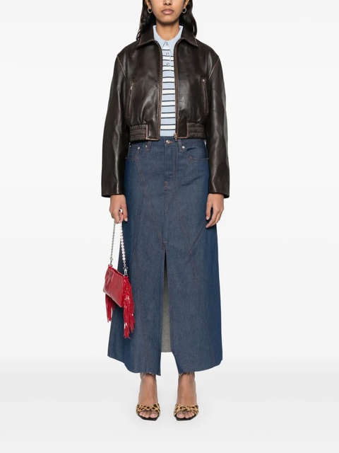Maje denim midi skirt - Blue - zdjęcie produktu nr 2