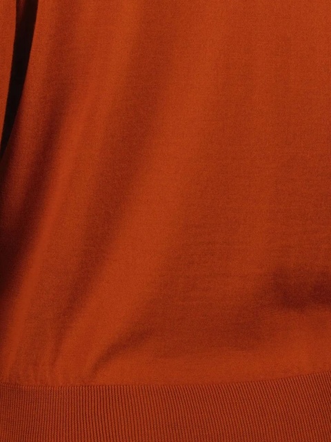 Saint Laurent round-neck ribbed sweater - Red - zdjęcie produktu nr 2