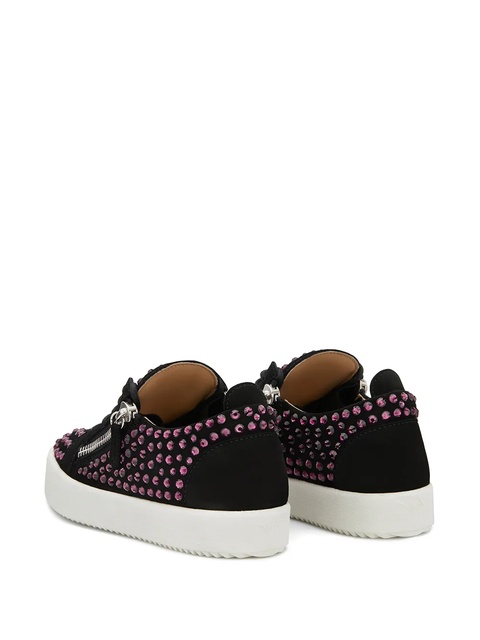 Giuseppe Zanotti Doris crystal-embellished sneakers - Black - zdjęcie produktu nr 2