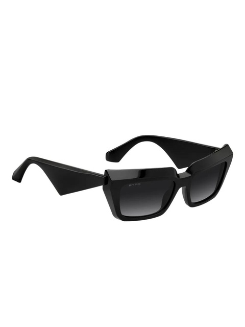 ETRO geometric-frame sunglasses - Black - zdjęcie produktu nr 2