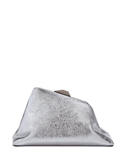 The Attico Day Off clutch bag - Silver - zdjęcie produktu nr 1