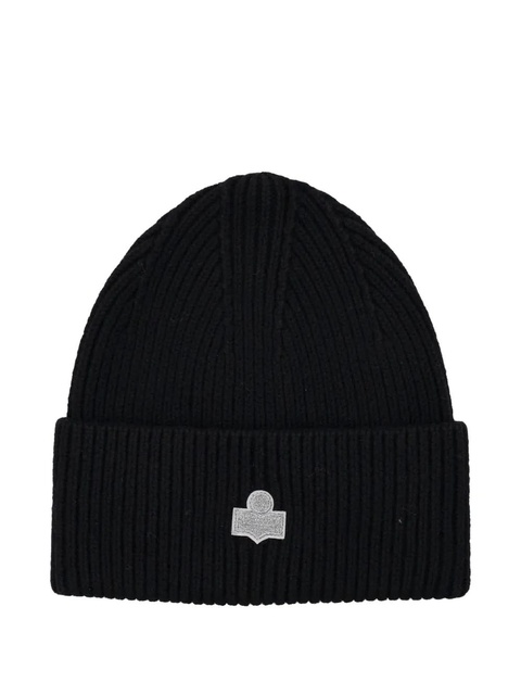 ISABEL MARANT ribbed beanie hat - Black - zdjęcie produktu nr 1