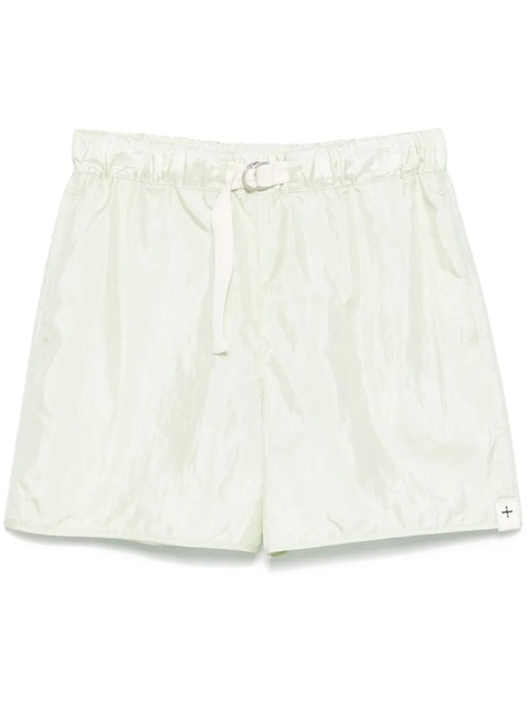 Jil Sander belted shorts - Green - zdjęcie produktu nr 1