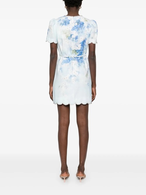 ZIMMERMANN Crush mini dress - Blue - zdjęcie produktu nr 2