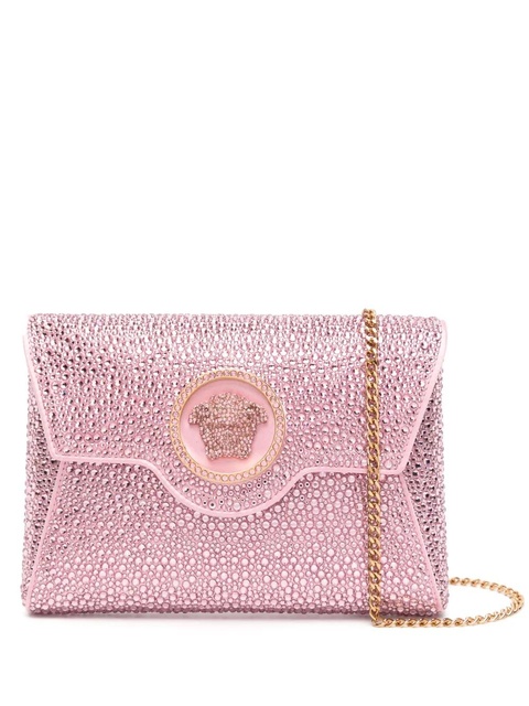 Versace La Medusa Crystal clutch bag - Pink - zdjęcie produktu nr 1
