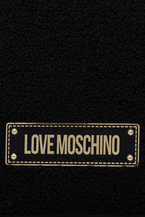 Love Moschino plecak damski kolor czarny mały z aplikacją JC4377PP0NKS100A - zdjęcie produktu nr 1