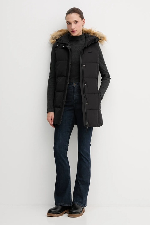 Pepe Jeans bezrękawnik puchowy kolor czarny zimowy PL4024335 - zdjęcie produktu nr 1