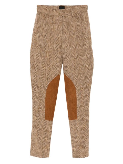 Anna Sui chevron trousers - Brown - zdjęcie produktu nr 1