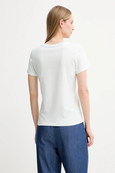Kenzo t-shirt bawełniany damski kolor turkusowy FF62TS2564SO - zdjęcie produktu nr 2