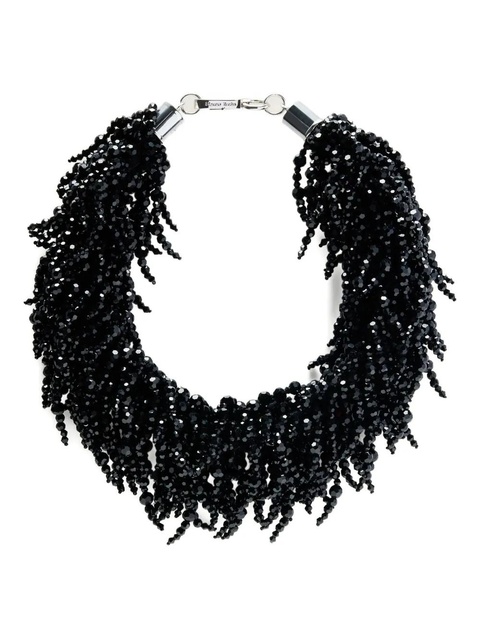 Simone Rocha Cascading crystal-tassel necklace - Black - zdjęcie produktu nr 1