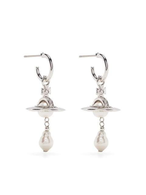 Vivienne Westwood orb-detail post earrings - Silver - zdjęcie produktu nr 1