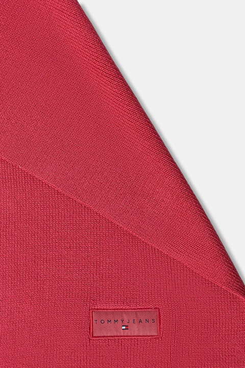 Tommy Jeans szalik bawełniany damski kolor różowy gładki AW0AW18209 - zdjęcie produktu nr 2