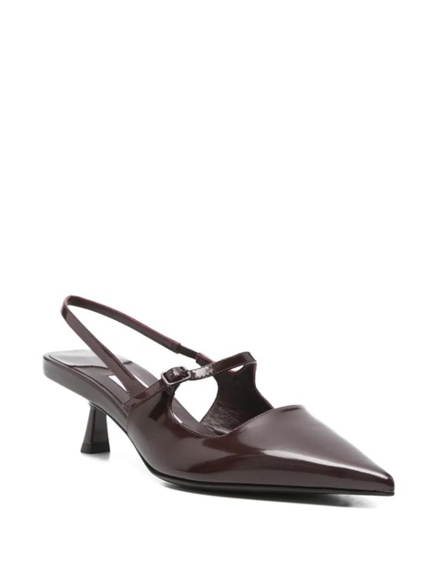 Jimmy Choo 45mm slingback pointed-toe pumps - Red - zdjęcie produktu nr 1