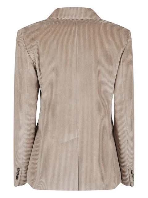 Weekend Max Mara corduroy double-breasted blazer - Neutrals - zdjęcie produktu nr 2