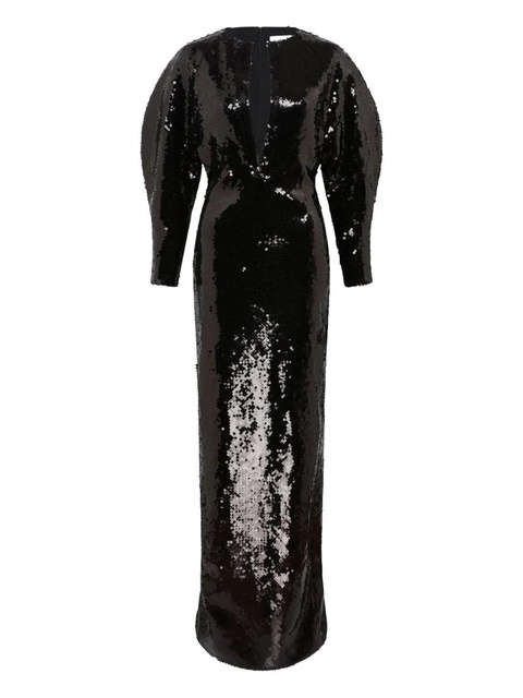 16Arlington Mitilla sequinned gown - Black - zdjęcie produktu nr 1