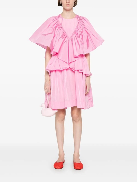 Simone Rocha ruffle-detailed mini dress - Pink - zdjęcie produktu nr 2