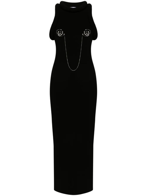 Jean Paul Gaultier 3D-knit maxi dress - Black - zdjęcie produktu nr 1
