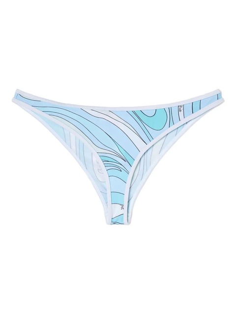 PUCCI marmo-print bikini bottoms - Blue - zdjęcie produktu nr 1