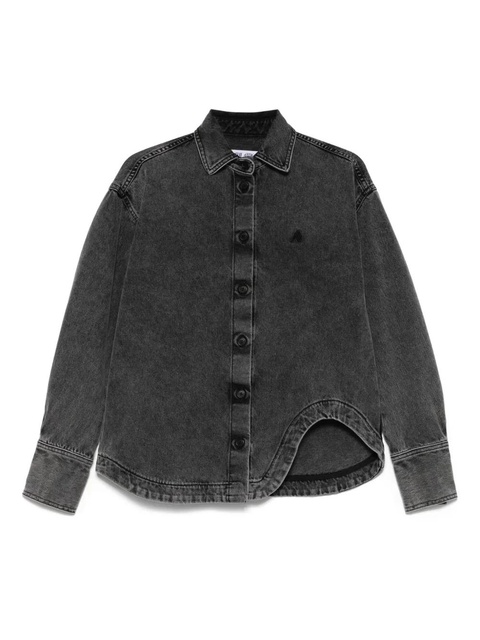 The Attico Eliza shirt - Black - zdjęcie produktu nr 1