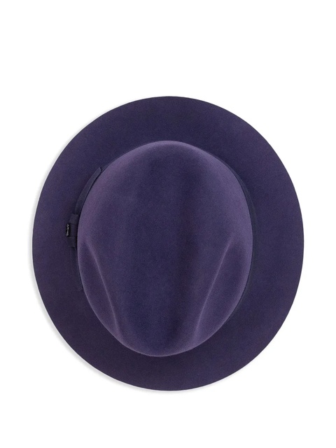 Loro Piana cashmere felt fedora hat - Purple - zdjęcie produktu nr 1