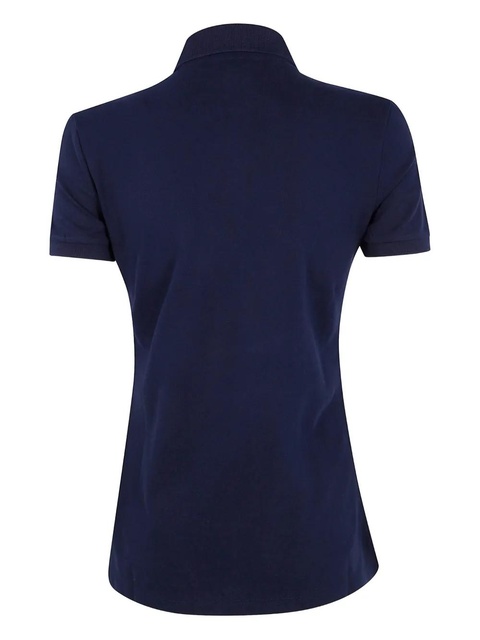 Lauren Ralph Lauren logo-embroidered polo top - Blue - zdjęcie produktu nr 2